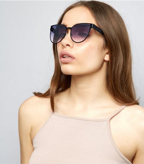 Black Smoked Lens Sunglasses | New Look