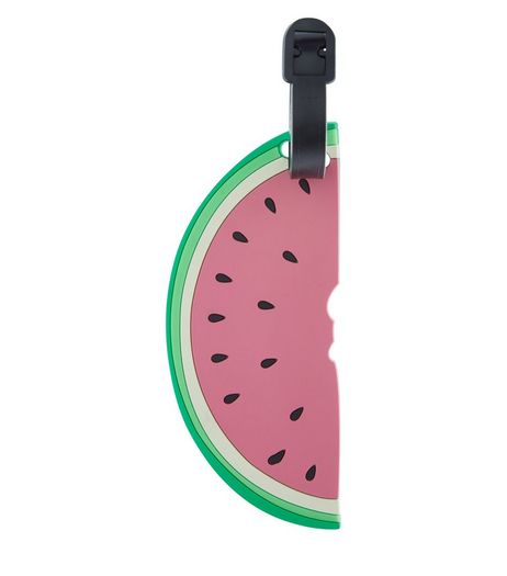 Mint Green Watermelon Luggage Tag | New Look