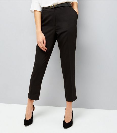 Black Slim Leg Trousers | New Look