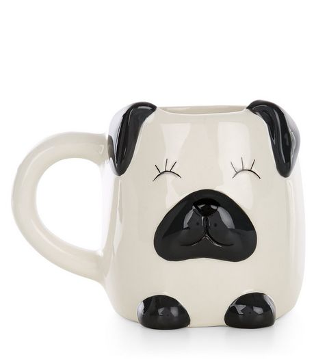 Light Brown Pug Mug | New Look