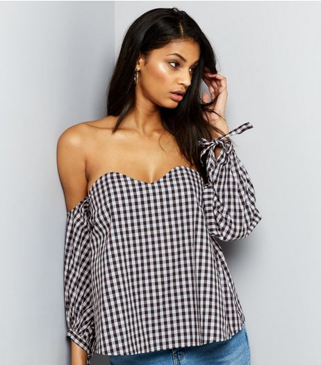 White Sweetheart Bardot Neck Top | New Look