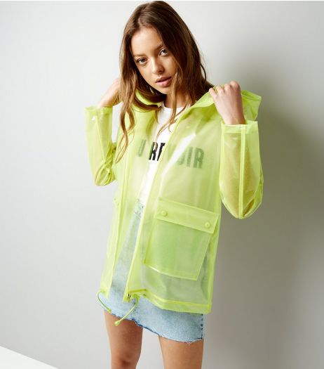 Yellow Glitter Anorak | New Look