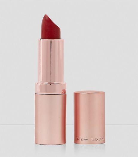 Crimson Red Matte Lipstick | New Look