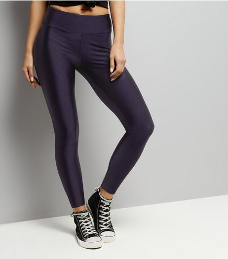 Navy High Waist Leggings | New Look