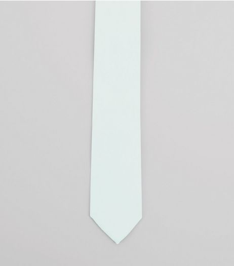 Light Green Tie | New Look
