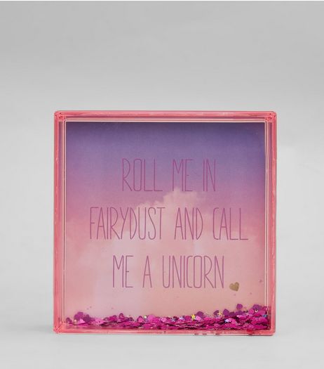 Pink Unicorn Shake It Photo Frame | New Look