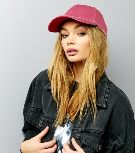 Pink Sateen Cap | New Look
