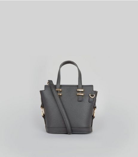 Black Mini Bucket Bag | New Look