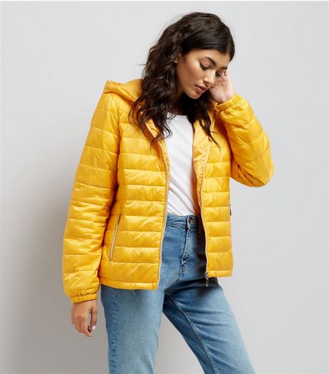 Yellow Lightweight Puffer Jacket | New Look