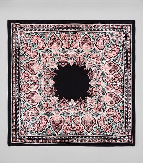Pink Paisley Print Bandana | New Look