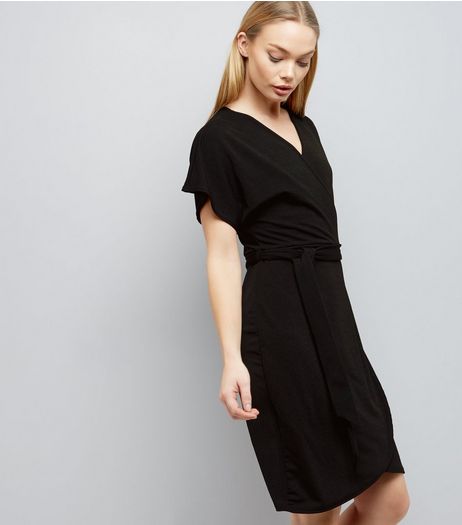 Blue Vanilla Belted Wrap Dress | New Look