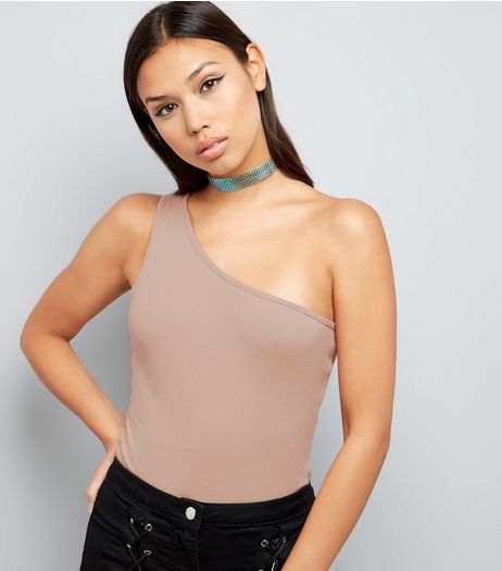 Light Brown Off the Shoulder Bodysuit | New Look