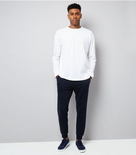 Navy Joggers | New Look