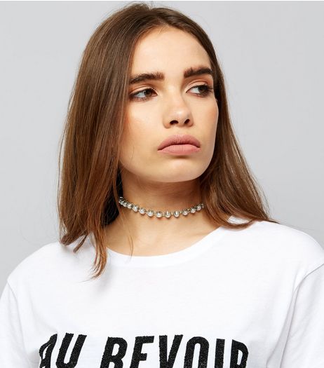 Gold Pearl Choker | New Look