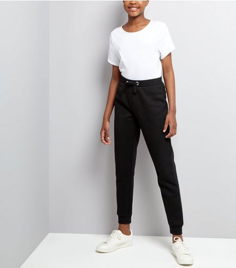 Teens Black Drawstring Joggers | New Look