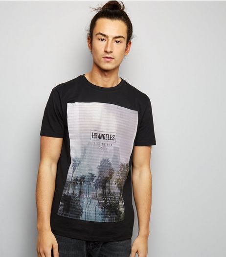 Black Los Angeles T-Shirt | New Look