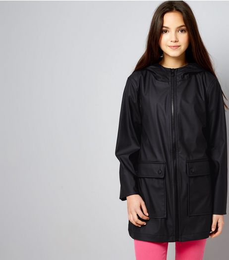 Teens Black Matte Anorak | New Look