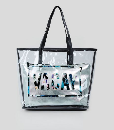 Transparent Vacay Shopper Bag | New Look