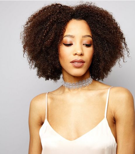 Grey Lace Choker | New Look