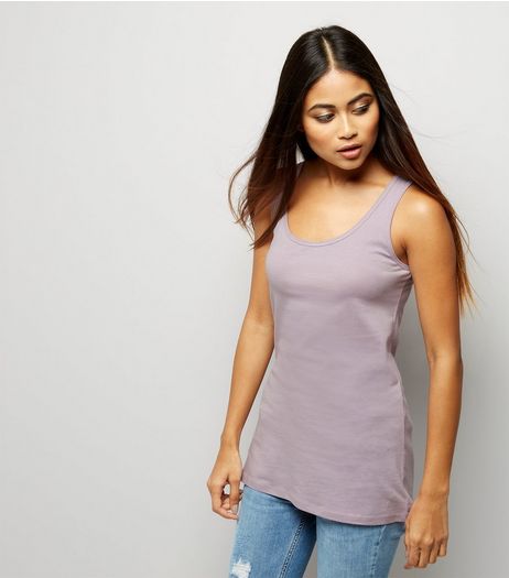 Petite Lilac Scoop Neck Vest | New Look
