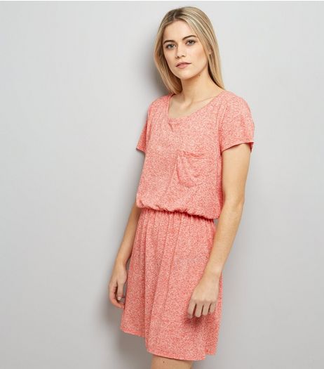 JDY Mid Pink Elasticated Waist Dress | New Look