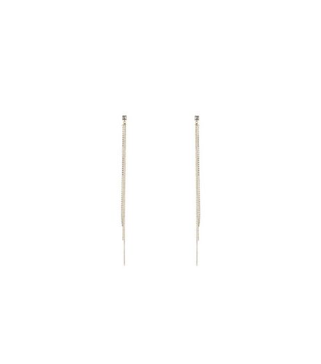 Gold Chain Drop Earrings | New Look