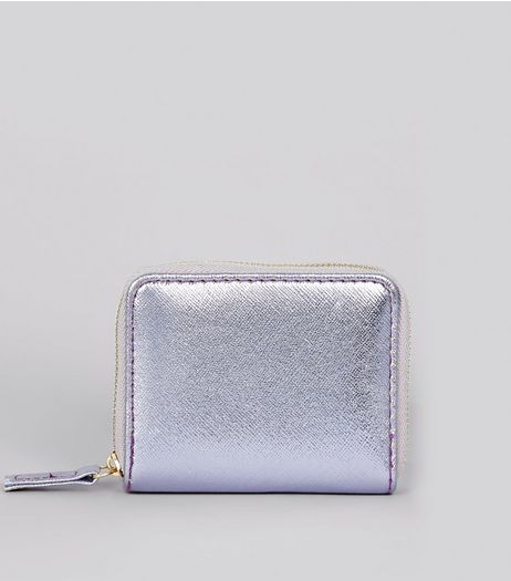 Lilac Metallic Cardholder | New Look