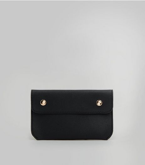 Black Pouch Purse Belt | New Look