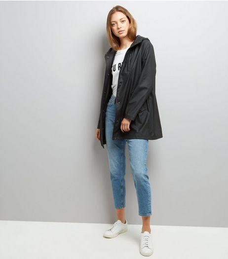 Black Matte Anorak | New Look