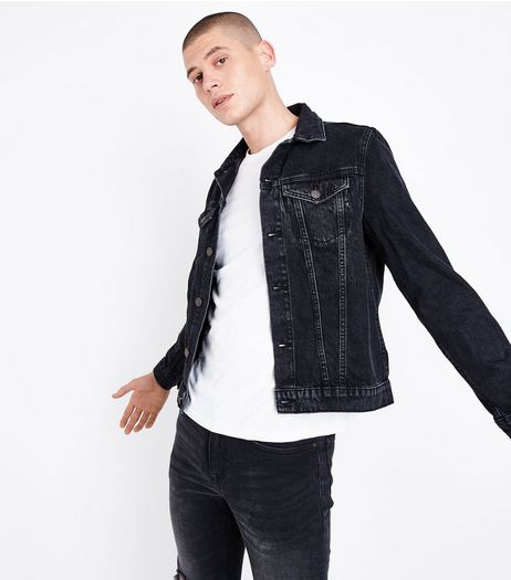 Black Denim Jacket | New Look