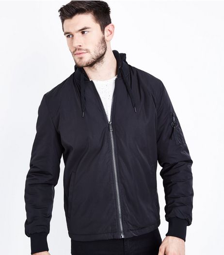Black Hooded Jacket | New Look