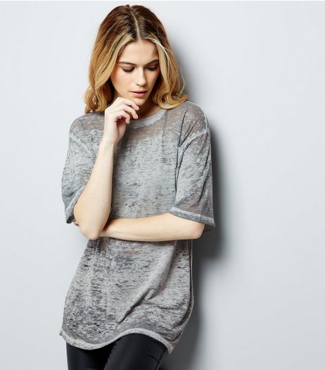 Dark Grey Short Sleeve T-Shirt | New Look