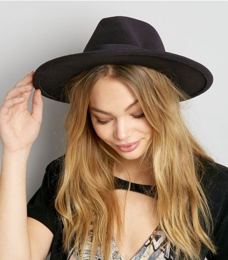 Black Fedora Hat | New Look
