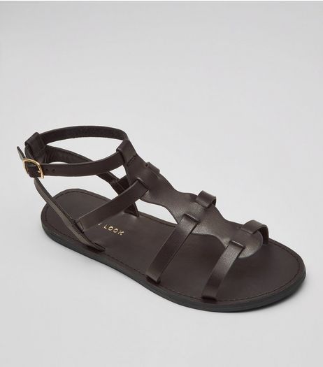 Black Gladiator Sandals | New Look