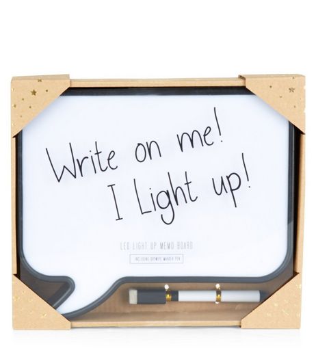 White Speech Bubble Light Box | New Look
