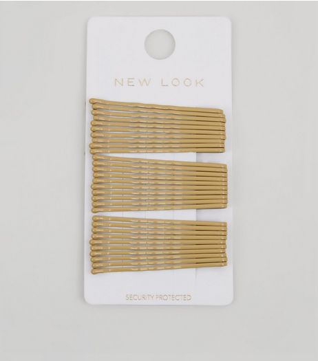 Cream Kirby Grips | New Look