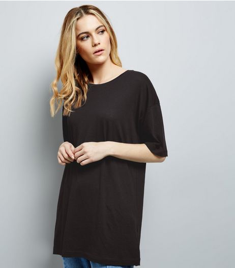 Black Oversized T-Shirt | New Look