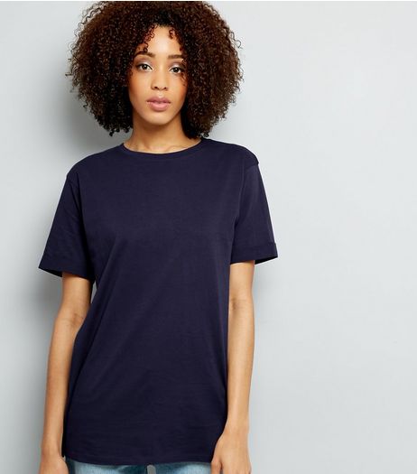 Tall Navy Oversized T-Shirt | New Look