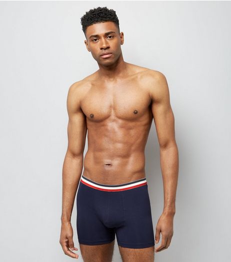3 Pack Stripe Print Trunks | New Look