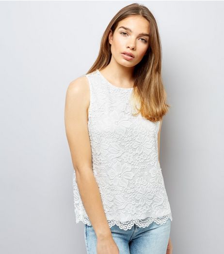 White Lace Top | New Look