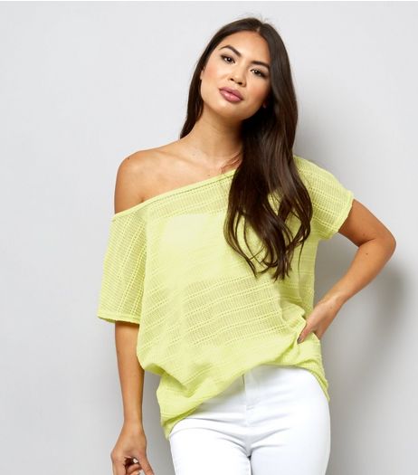 Light Green Off the Shoulder Top | New Look