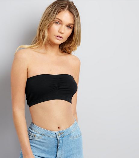 Black Bandeau | New Look