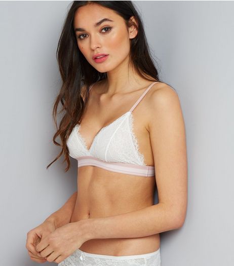 White Lace Bralet | New Look