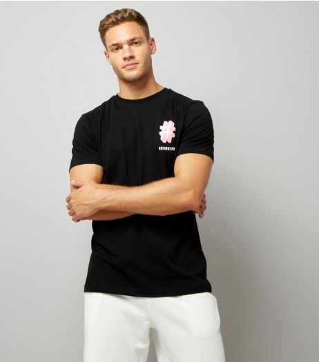 Black Brooklyn Logo T-Shirt | New Look