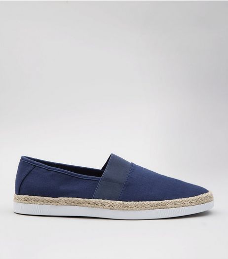 Blue Slip On Espadrilles | New Look