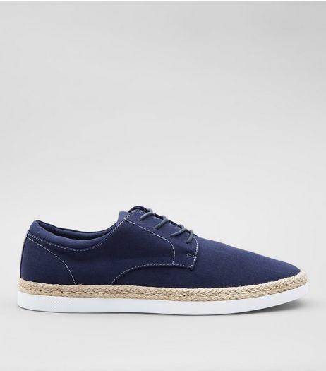 Blue Lace Up Espadrilles | New Look