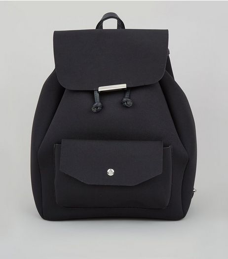 Black Structured Backpack | New Look
