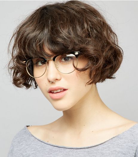 Black Clear Lens Retro Glasses | New Look