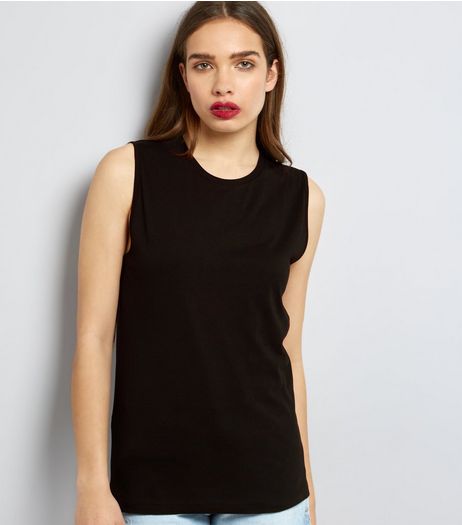 Black Oversized Vest | New Look