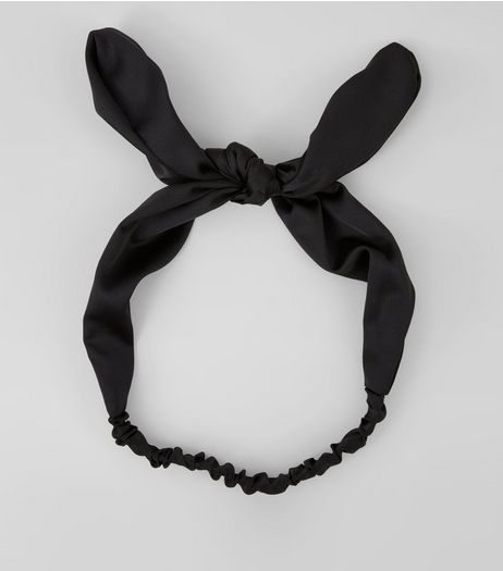 Black Bow Headband | New Look
